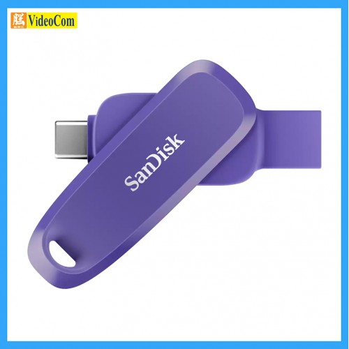 SANDISK 64GB Ultra Dual Drive Go USB 3.2 Gen1 Type-C (100MB) Purple Opulence 5Y 772-4681-P SANDISK 64GB Ultra Dual Drive Go USB 3.2 Gen1 Type-C (100MB) Purple Opulence 5Y 772-4681-P